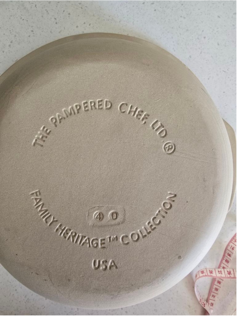 The Pampered Chef Beige Family Heritage Collection Cookware - Picture 4 of 4
